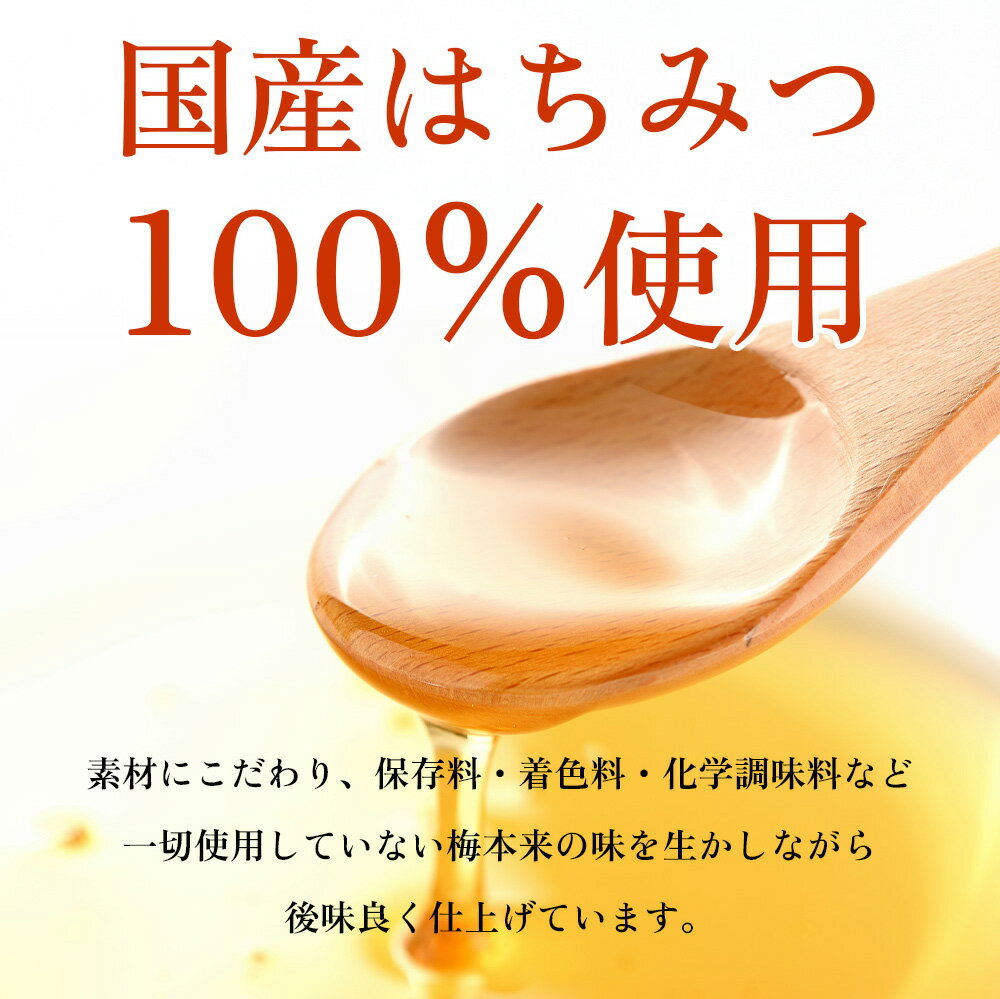 はちみつ梅 夏見さんちの完熟梅 はちみつ入り南高梅 360g 無添加 国産 紀州南高梅 ...
