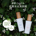 【セット割！セットでお得！】濃密どくだみ化粧水 濃密どくだみ美容液 120ml どくだみ ドクダミ 化粧水 トナー 美容液 セラム 植物性 ..