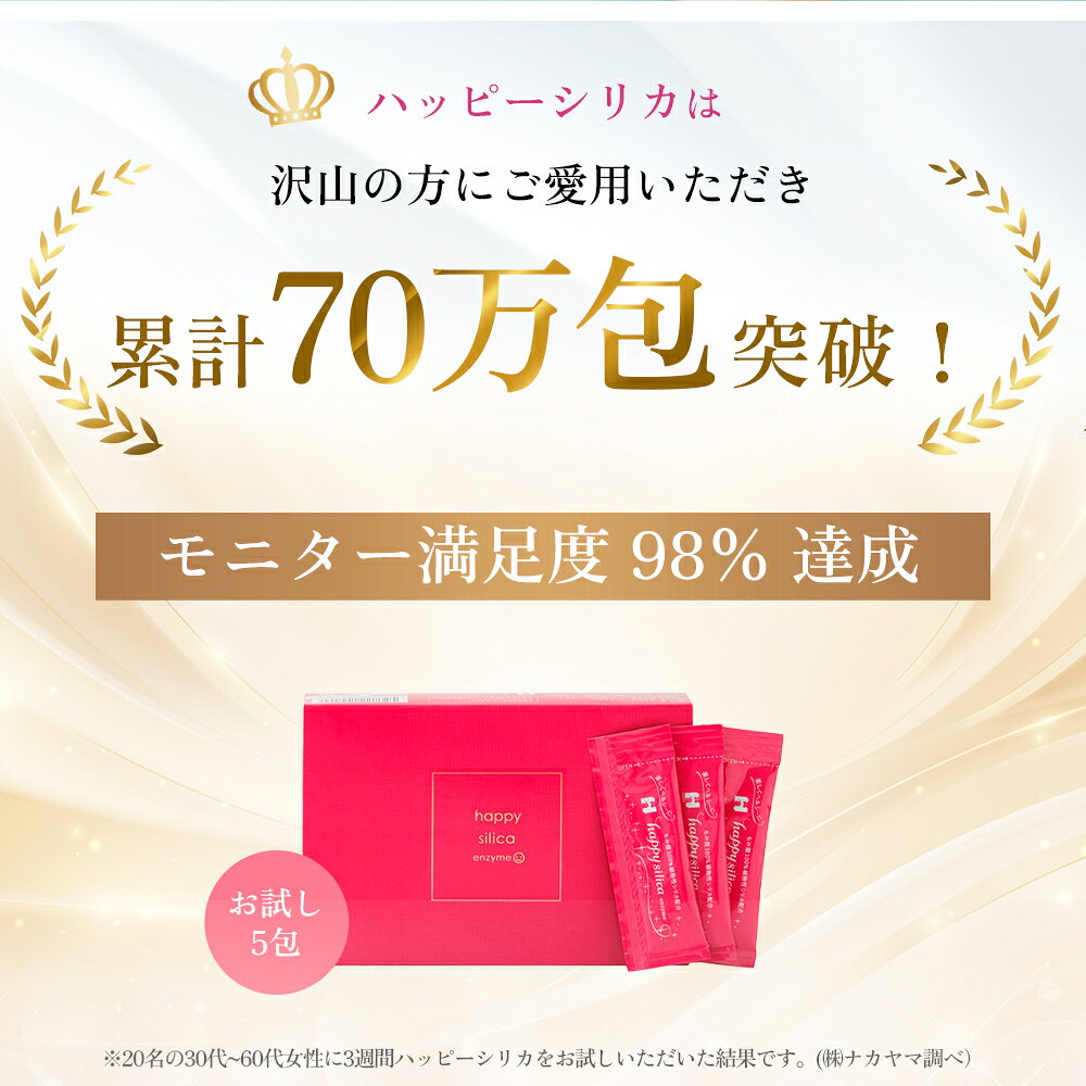 木村秋則式 自然栽培 植物性ケイ素 ハッピーシリカ お試し5包 3年半熟成 酵素 もみ...