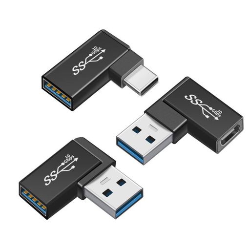 XIWAI 3個/ロット角度付き90度USB3.1タイプCオスメスからUSB3.0タイプAメスOTGデータ10GBPSアダプター