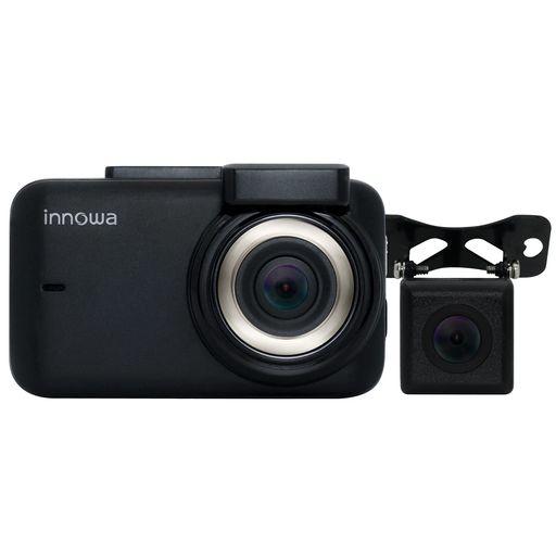 INNOWA JOURNEY PLUS S ドライブレコーダー 前後 デュアルカメラ フルHD WI-FI GPS 160度広角 常時/衝撃録画 駐車監視 2年保証 32GBのSDカード付