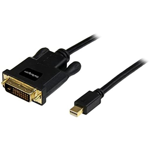 personal 1xオスMini DisplayPortコネクタ、1xオスDVIコネクタ PCでの最大解像度は1920x1200 (WUXGA)、HDTVでは1080p DisplayPort信号を出力するIntel Thunderbolt デバイスに対応 Mini DisplayPortソースを1本のオス-オスケーブルでDVIモニタやプロジェクターに直接接続