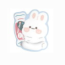 マウスパッドリストレスト一体型かわいい動物の白いうさぎのパターンマウスマットゲル充填低反発マウスパッド手首クッションパームレスト手腕サポート快適滑り止めノートパソコンPC…