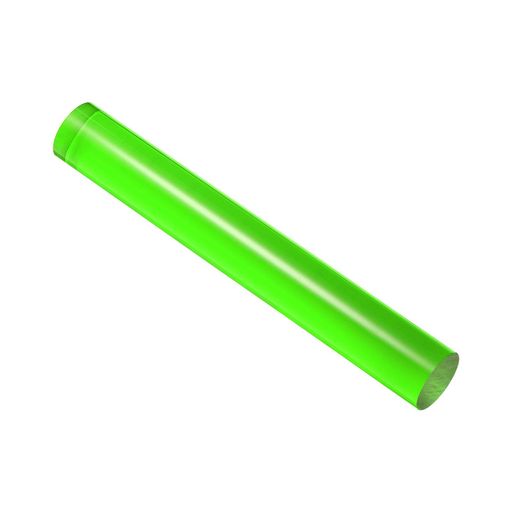 CoCud アクリルクレイローラー 長さ7.28インチ 直径1インチ アクリル製ノンスティック ローリングピン ローラー 緑 - (用途: 形作り 彫刻)