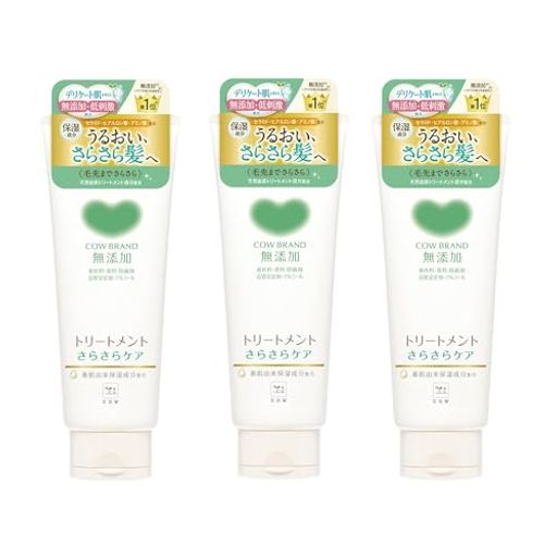 【まとめ買い】カウブランド無添加トリートメントさらさら180gx3個