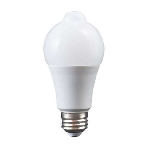 全光束:810lm 消費電力:8W ランプの明るさ:一般電球60W相当 光色:電球色 配光角:220度 設計寿命:40000時間 本体サイズ:直径60x高さ124mm 質量:70g