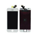 SZMiPhone5フロントパネルセット(フロントガラスデジタイザ)タッチパネル液晶パネルセット修理交換用(白)