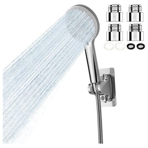 シャワーヘッド|シャワーヘッドマイクロナノバブル90%超節水極細水流と超微細バブルがの高洗浄シャワー|5段階水流と保湿効果で美髪・肌ケア|【2025年革新】12cm大口径で全身を包み込む雨…