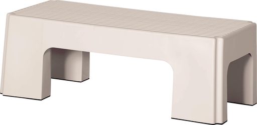 ステップスツールモカアイボリーL踏み台昇降ステップ台高さ20cm広い天面と滑り止め仕様おしゃれでかわいい丸いフォルム耐荷重100kg軽量設計日本製子供トイレ玄関洗面所洗車台足台キッ…