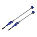 BULLSPANN自転車クイックリリースバイクアクスルホイールハブ140mm180mmMTBマウンテンロードバイク用1ペア青交換パーツアクセサリー交換用