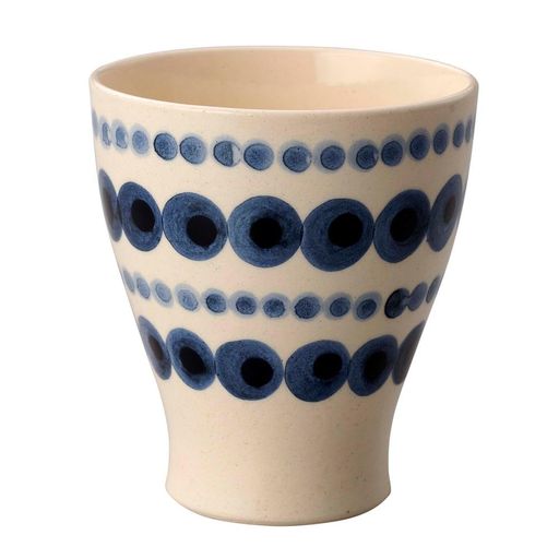 ヤマキイカイ(Yamakiikai)ドットラインコップ青W164