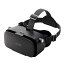 エレコム VRゴーグル スマホ用 メガネ対応 目幅調節可 ピント調節可 4.8-7インチ IPHONE ANDROID対応 2D 3D 非球面光学レンズ YOUTUBE動画など ブラック VRG-2D3D02BK