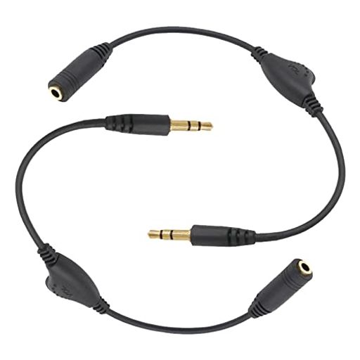 【パッケージの内容】:イヤホン延長コード2個(ブラック)3.5mm3極ステレオミニプラグ(オス)-ミニジャック(メス) 【高耐久品質でしなやか】金メッキ端子を作られており、優れた耐久性があり、信号劣化や接続不良を防ぐ、最大限ホワイトノイズを抑えて、オリジナルの音声をそのまま高品質で出力できますし、キレイな原音を楽しめます。 【簡単操作】ボリューム調節がダイヤル式なので、微妙な調整も可能で使いやすくなり、自由に手元の音量調整が出来ます。 【持ち運びに便利】:この製品のヘッドホン延長コードは、持ち運びが簡単で、バッグやポケットに入れられ、結びにくいです。車載、職場、室内で使用できだけでなく、出張や旅行など出かけに便利に快適に使用します。 【幅広い互換性があります】携帯電話、PC、MP3、ウォークマン、ps4、ボリュームなしの携帯スピーカー、ラジオなど3.5mmのイヤホンに適用しております。ご注意:このストアは一括購入をサポートしています。一括購入については、カスタマーサービスまでにをお問い合わせください。お問い合わせいただければ、満足のいく回答が得られるように返信いたします。