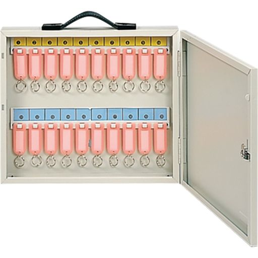 水上金属鍵箱ワールドキーボックスK-20携帯・壁掛け兼用型20本掛け