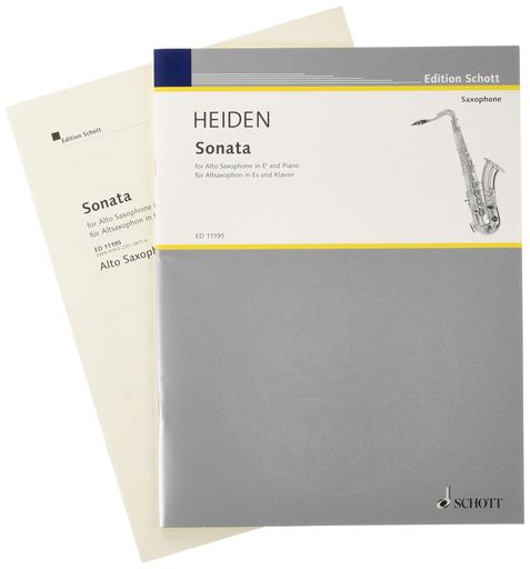 原題:HeidenBernhard:Sonataaltosaxophoneandpiano 編成・種類:サクソフォン、ピアノ