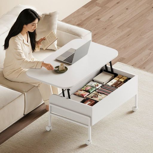 アウトレット★ローテーブル センターテーブル 収納付テーブル キャスター付 楽天市場】キャスター付き 収納（センターテーブル・ローテーブル