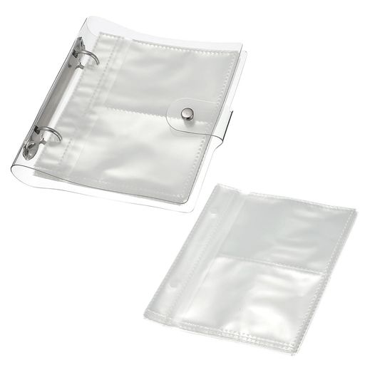 PATIKIL200ポケットミニフォトアルバム50ページ2.5x3.5”リフィル可能な両面2グリッドフォトスリーブ付..