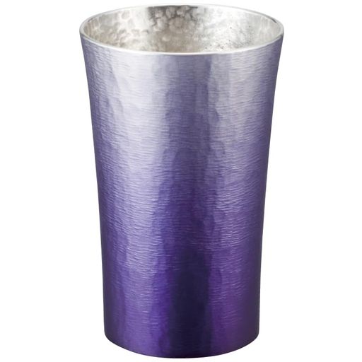 大阪錫器 錫製タンブラー200ml 紫 16-1-1NPR(紫(SHINRA))