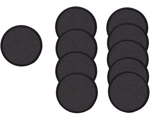 サントリーマーケティングメッシュコースター角型ブラック10枚入131-221約9.5cm正方x厚さ4mm