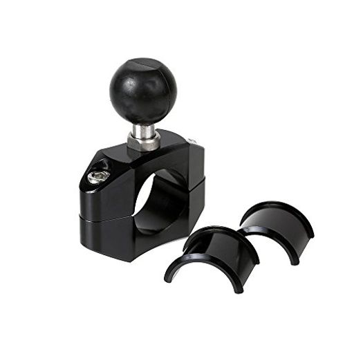 [REC-MOUNT25]ベースマウント部(Cパーツ)C1パイプクランプベース22.2mm/1inch(25.4mm)ブラック【RM25-C..