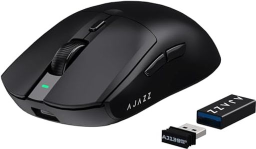 【アップグレード4K版】AJAZZAJ139PROゲーミングマウス2K/4Khz2.4G/USB接続可能デュアルモード超軽量無線/有線原相チップPAW3395センサースーパーライト65gプラスマイナスドライバ編集可能6段階DPI… 【アップグレード4K版】AJAZZAJ139PROゲーミングマウス2K/4Khz2.4G/USB接続可能デュアルモード超軽量無線/有線原相チップPAW3395センサースーパーライト65gプラスマイナスドライバ編集可能6段階DPI…