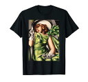 Lempicka手袋絵画若い女性Tシャツ