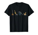 掃除機の進化 面白い猫ロボット掃除機 Tシャツ