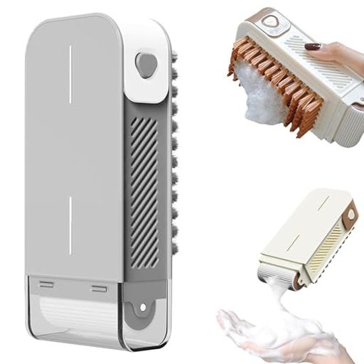 Refoiner石鹸ケースブラシ付き石鹸置き携帯用ソープトレー石けん置きおしゃれローラー付き泡立つ洗濯せ..
