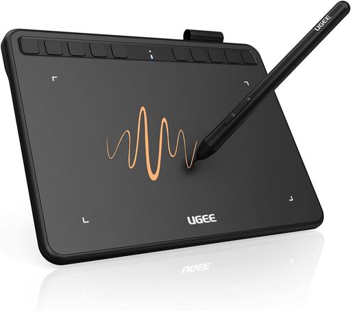 ペインティング 1.【S640ペンタブ仕様】UGEE S640ペンタブレットサイズ:約21.5x16.3cm;表示領域:6.3x4インチ;厚さ:1.2cm;重量:297g。ポケットサイズで携帯便利、使用も簡単、入門級ペンタブで初心者、学生に適用します。 2.【電池不要ペン/8192レベル筆圧】電池不要のペンを同梱、電池切れの心配をせず思いのままに、創作の限りがなく!8192レベルの筆圧感度と遅延がない性能により、描画や書きのに良い精度と制御が提供されます。更に、60°の傾き検知機能は、ペンを傾きしながらより自然な線をもたらし、より優れた圧力検出と各角度でも正確にカーソル位置を提供し、創造の表現力や効率を増やして自然に楽にお絵描きをできます。本物のペンを使用しているように感じは、授業や職場で使用するとワークフローが大幅に改善されます。 3.【10個のショートカットキー&amp;左/右利きモード】UGEE S640ペンタブは10個のショートカットキーを搭載しており、個人の使用習慣に合わせて、エクスプレスキーを自由に設定でき、作業効率を上げます。