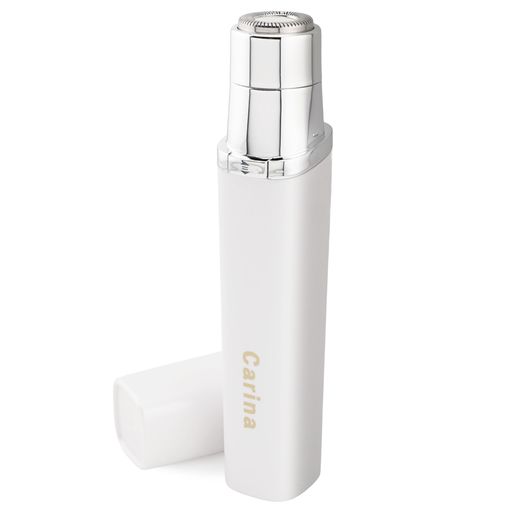 CarinaII電動シェーバーレディース全身子供敏感肌産毛顔vio電池式カリーナホワイト
