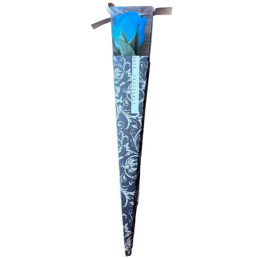 キューフラ(Q-FLA)ソープフラワー入浴剤ブーケ花束1輪一輪アラベスクミニケリーブルー母の日ギフト贈り..