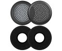 SOULWITイヤーパッドイヤークッションGRADOGS1000/GS1000I/GS1000E/GS2000E/PS1000/PS1000E用交換ヘッドパッドプロテインレザーイヤーカップ高密度フォーム耳当てパッド-ブラック