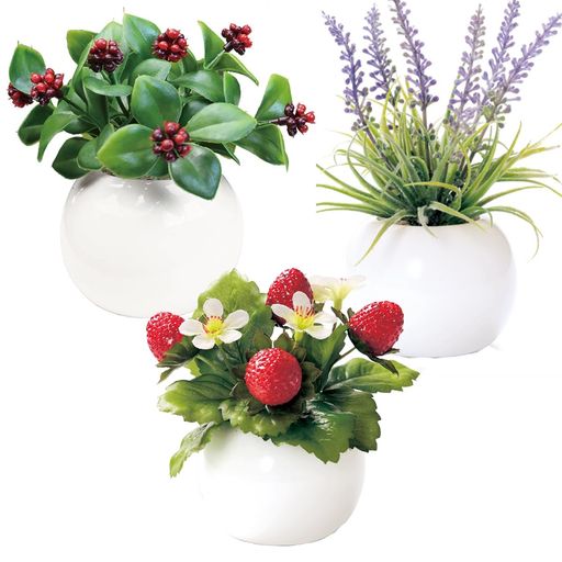 フルタック(Fultac)光触媒消臭抗菌防カビフェイクグリーン3点セット(ストロベリーマルベリーラベンダー..