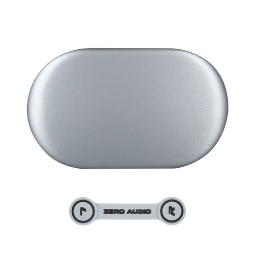 ZEROAUDIOイヤホンケース「BANECHO」ヘアラインシルバーZA-BN-HSL...