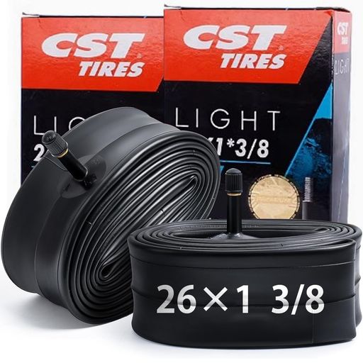 チューブ 2本セット自転車タイヤ 超軽量 折りたたみ式 24/26/27x1-3/8 32mm 米式/...