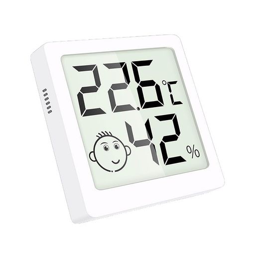 【商品仕様】白色のデジタル温湿度計1つ、高さ44mmx幅44mmx奥行き9mmのコンパクトサイズ。 【軽量デザイン】全体が小さくて邪魔にならず、小型で繊細で美しい外観があり、文字は見やすい大きさで、遠くからても確認しやすいです。シンプルなデザイン、軽量、省エネ、機能的には、温度や湿度を測定して記録するだけでなく、部屋の装飾にも使用できます。 【取付簡単】設置も簡単、立てかけも磁石吸着も可能です、複雑な操作は不要で、誰でも簡単に使えます。 【優れたデザイン】摂氏・華氏の切替え可能、室内の湿度レベルに応じて、画面のスマイルマークが3段階で変化。 【適用範囲】リビングルーム、ベッドルーム、書斎、バスルーム、キッチン、農場など、さまざまな場合に適しています。