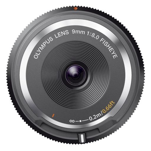 OLYMPUSミラーレス一眼9mmf8フィッシュアイボディキャップレンズブラックBCL-0980BLK