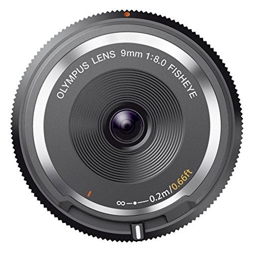 OLYMPUSミラーレス一眼9mmf8フィッシュアイボディキャップレンズブラックBCL-0980BLK