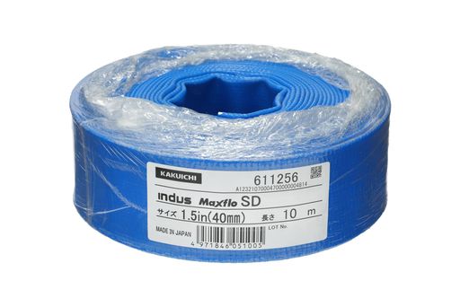 内径:40mm/長さ:10m/許容圧力:0.5MPa/使用温度範囲:0~35度/原産国:日本 【用途】 一般の送・排水作業 高低差の少ないところでの送・排水作業 土木・建設用(排水・給水・汚水処理等) 農業用(給水・排水・潅漑等) 鉱工業用(排水・給水等) 【特徴】 継ぎ手を使わずに長距離の送・排水が可能です 柔軟で屈曲性に富んでいるため、折りたたみができ、格納のスペースをとりません