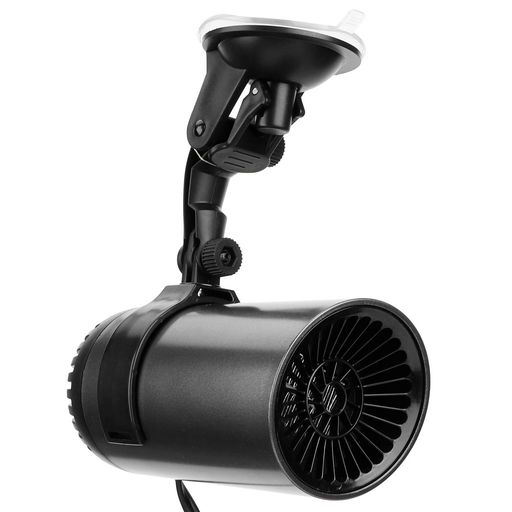 車載ファンヒーター カーヒーター、150W 12Vポータブルフロントガラスデフォッガーとデフロスター2 IN 1自動冷却暖房ファンヒーターカーデフロスターほとんどの車の吸引ホルダー付きシガレットライターにプラグイン カーヒーター 霜取り 解氷 デフロスター