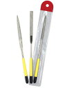 ヤスリ本物のダイヤモンド3本組精密収納ケース付棒ヤスリ小細工用プラモデル工具140mm3本組