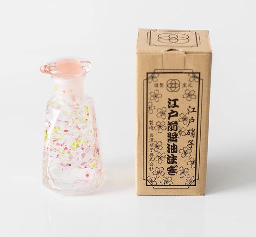 岩沢硝子江戸前すり口醤油注ぎ(大)color赤