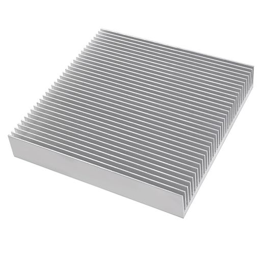 アルミニウム脱熱器 3.54X3.54X0.59 インチ/90X90X15 MM の破片 VGA RAM LED の電子パワー アンプの電子熱放散のための大きい脱熱器のラジエーターのサーキット ボード冷却のクーラーのひれ-スライバ