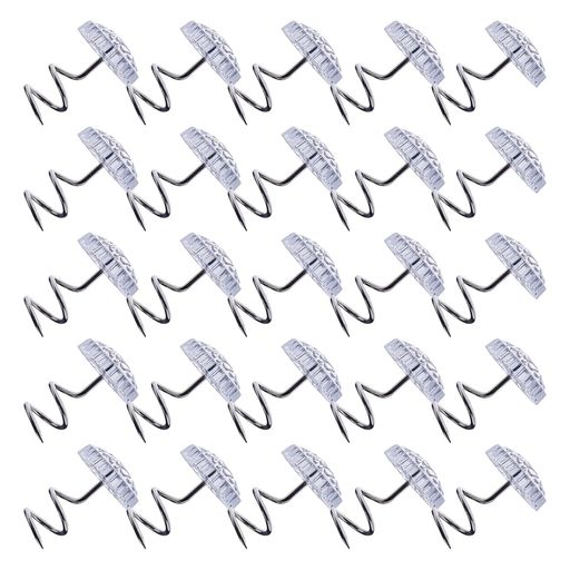 布団固定器20個セットピンスクリューピン透明キルトクリップシーツのズレ落ち防止取り付けが簡単ァスナ..