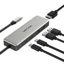 WAVLINKUSB-C10Gbpsミニドッキングステーション5-In-1TypeC-4K@60HzHDMIマルチポートアダプター、85W電力供給、2USB3.1ポート、1USBA2.0ポート(MacBook