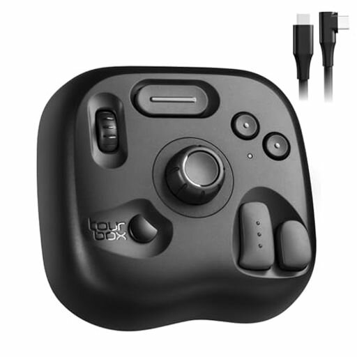 TourBoxLiteエントリー左手デバイス・片手キーボードペンタブ最適パートナーClipStudioPaintほか対応直..