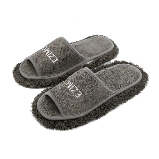 [Onmygogo]女性用モップスリッパ、レディースマイクロファイバー床掃除スリッパ柔らかく快適家のスリッ..