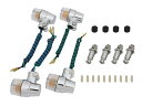 ポッシュ(POSH) バイク用品 スーパーバイクミニタイプウインカー 車種専用セット XJR1300(’00~’06) ・XJR400/R(’95~) メッキボ...