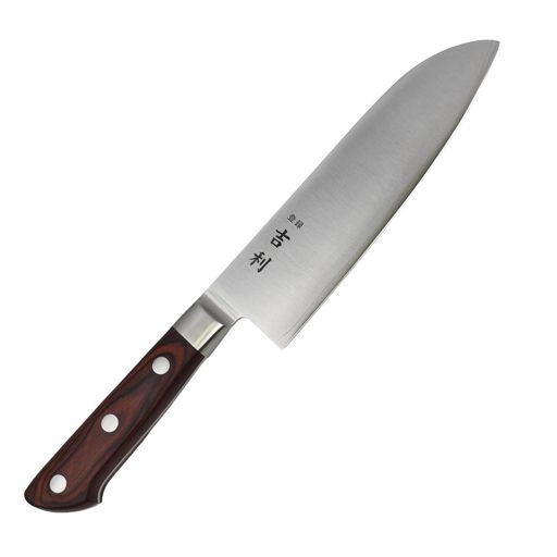 吉利ステンMV鋼三徳包丁170mm日本製国産日本製職人手造り永切れ肉魚野菜万能