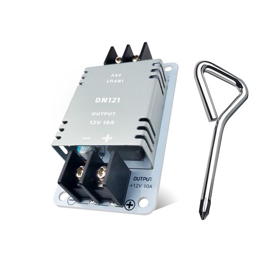 DC 24Vから12V 10A 120W防水DC-DCコンバーター バック電圧レギュレーター トラック、SUV、船舶用(入力電圧15-36V対応)